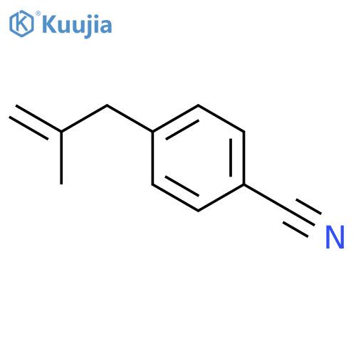 4-(2-methylprop-2-enyl)benzonitrile structure