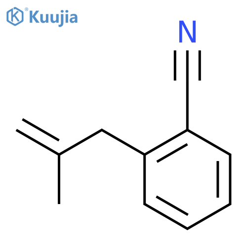 2-(2-methylprop-2-enyl)benzonitrile structure