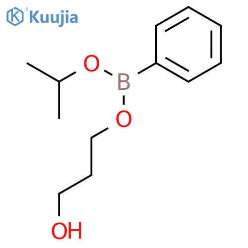 Boronic acid, phenyl-, 3-hydroxypropyl 1-methylethyl ester structure