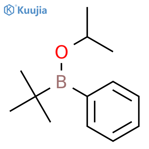 Borinic acid, (1,1-dimethylethyl)phenyl-, 1-methylethyl ester structure