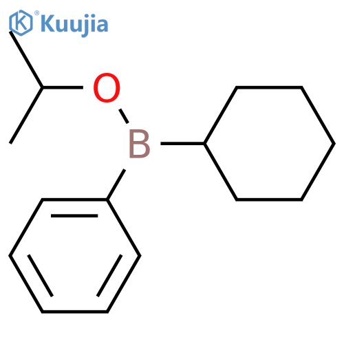 Borinic acid, cyclohexylphenyl-, 1-methylethyl ester structure