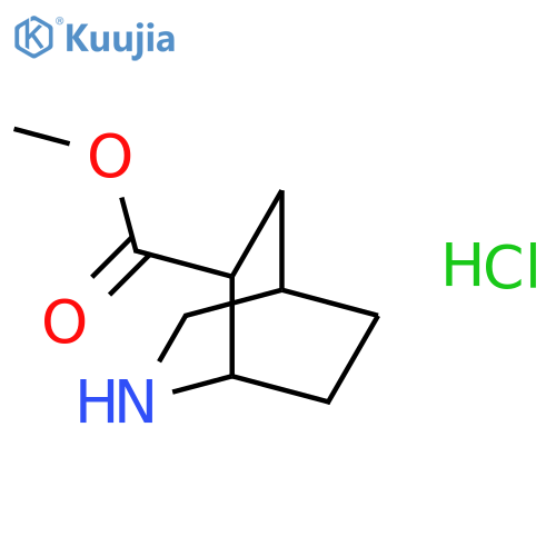 methyl 2-azabicyclo2.2.2octane-6-carboxylate hydrochloride structure