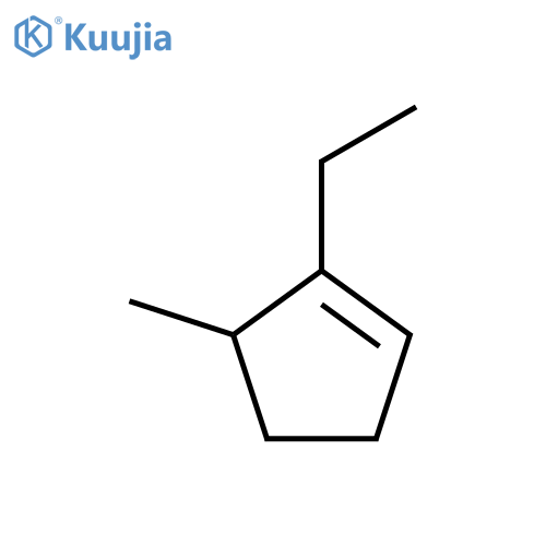 2-Ethyl-3-methylcyclopentene structure