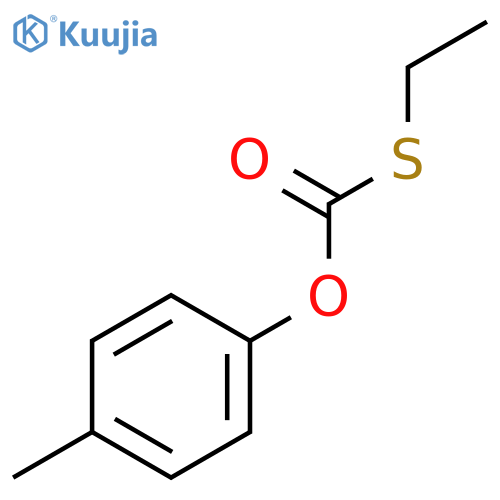carbonothioic acid, S-ethyl O-(4-methylphenyl) ester structure