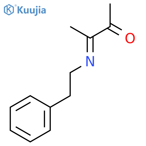 2-Butanone, 3-[(2-phenylethyl)imino]- structure
