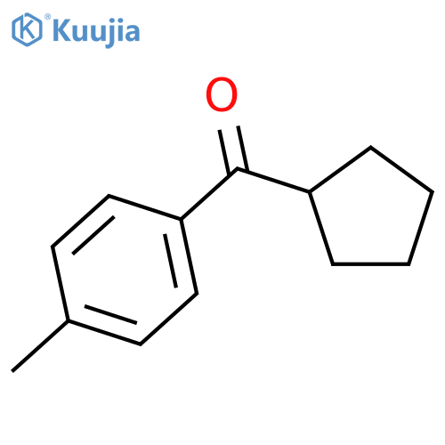 cyclopentyl(4-methylphenyl)methanone structure