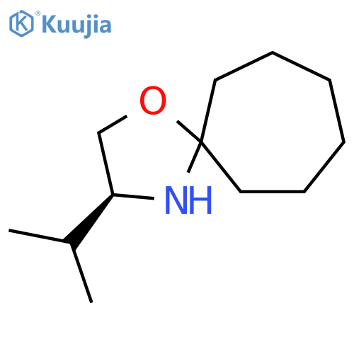 1-Oxa-4-azaspiro[4.6]undecane, 3-(1-methylethyl)-, (S)- structure