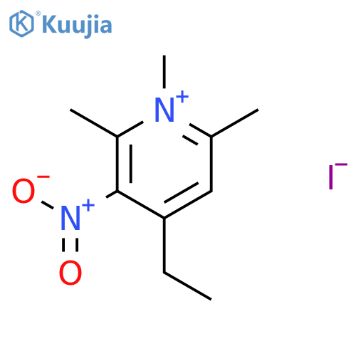 4-Ethyl-1,2,6-trimethyl-3-nitropyridin-1-ium iodide structure