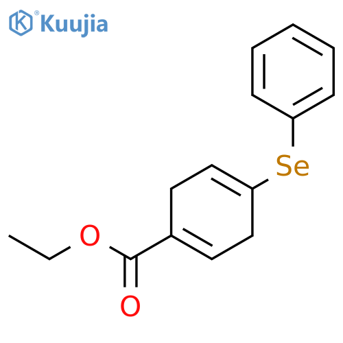 1,4-Cyclohexadiene-1-carboxylic acid, 4-(phenylseleno)-, ethyl ester structure