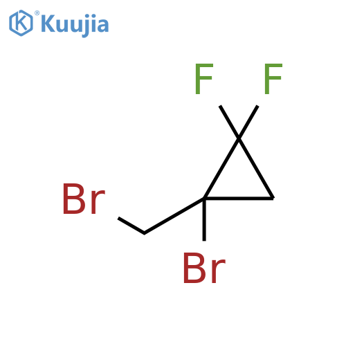 Cyclopropane, 1-bromo-1-(bromomethyl)-2,2-difluoro- structure