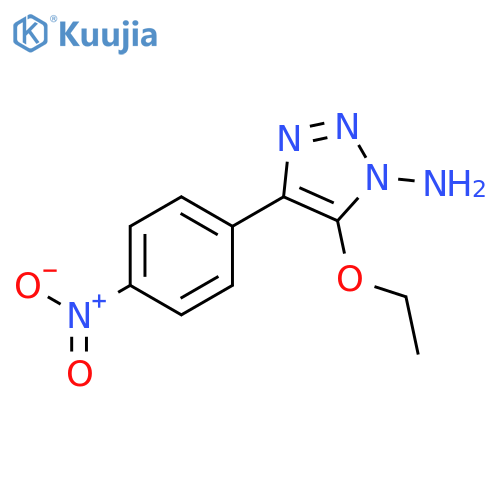 1H-1,2,3-Triazol-1-amine, 5-ethoxy-4-(4-nitrophenyl)- structure