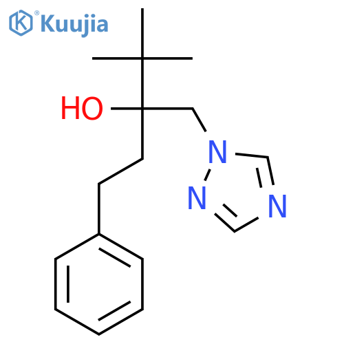 1-(4-Chloro-phenyl)-4,4-dimethyl-3-(1,3,4-triazol-1-yl-methyl)-pentan-3-ol structure