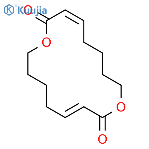 1,9-Dioxacyclohexadeca-3,11-diene-2,10-dione, (E,E)- structure