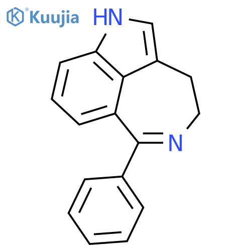 6-phenyl-3,4-dihydro-1H-azepino[5,4,3-cd]indole structure