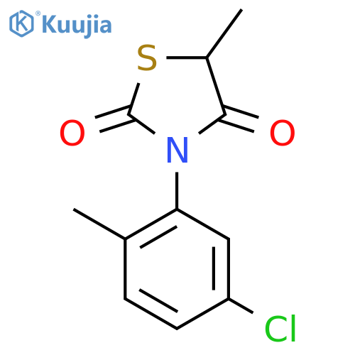 2,4-Thiazolidinedione, 3-(5-chloro-2-methylphenyl)-5-methyl- structure
