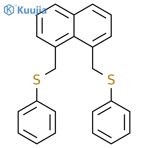 1,8-bis(phenylthiomethyl)naphthalene structure