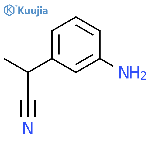 Benzeneacetonitrile,3-amino-a-methyl- structure