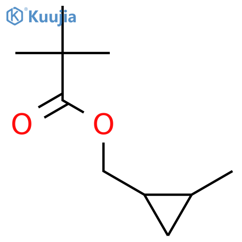 (2-Methylcyclopropyl)methyl 2,2-dimethylpropanoate structure