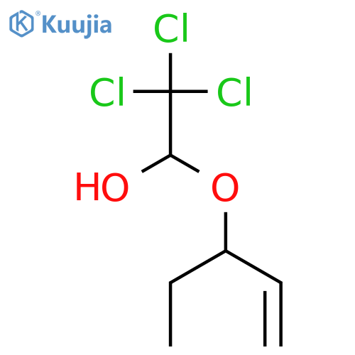 Ethanol, 2,2,2-trichloro-1-[(1-ethyl-2-propenyl)oxy]- structure