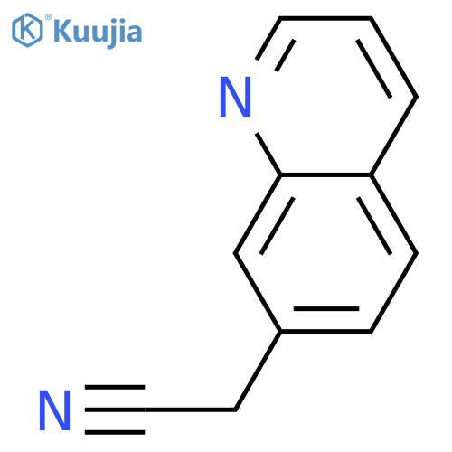 2-(quinolin-7-yl)acetonitrile structure