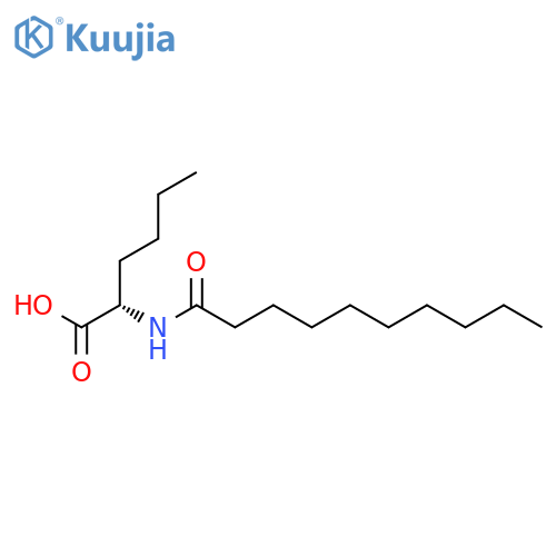 Norleucine, N-(1-oxodecyl)- structure
