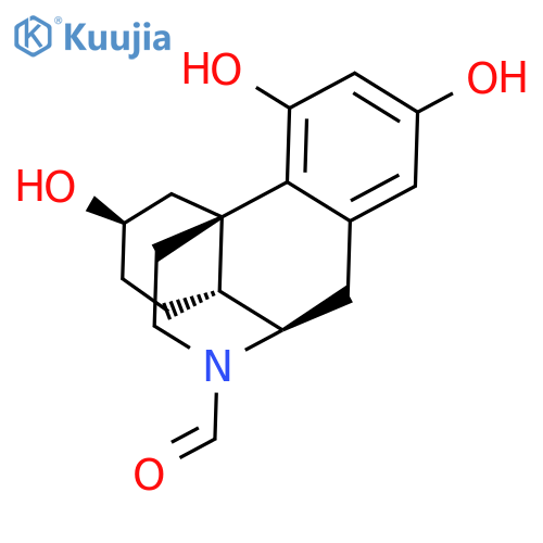 Morphinan-17-carboxaldehyde, 2,4,6-trihydroxy-, (6b)- structure