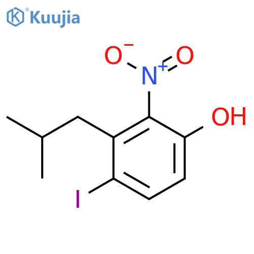 Phenol, iodo(2-methylpropyl)nitro- structure
