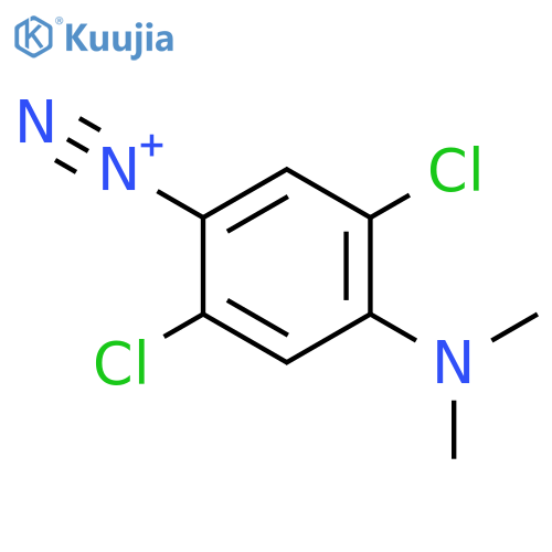 Benzenediazonium, 2,5-dichloro-4-(dimethylamino)- structure