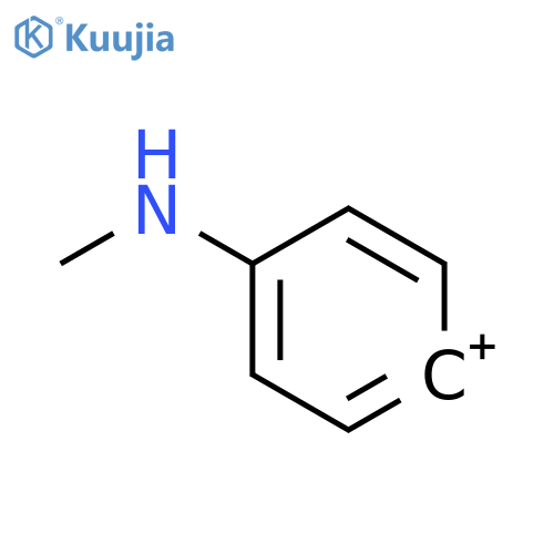 Phenylium, 4-(methylamino)- structure