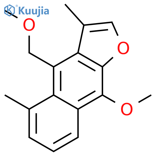 Naphtho[2,3-b]furan, 9-methoxy-4-(methoxymethyl)-3,5-dimethyl- structure