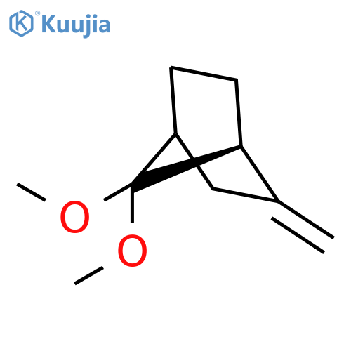 Bicyclo[2.2.1]heptane, 7,7-dimethoxy-2-methylene-, (1S)- structure