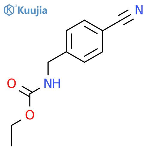 Carbamic acid, (4-cyanophenyl)methyl-, ethyl ester structure