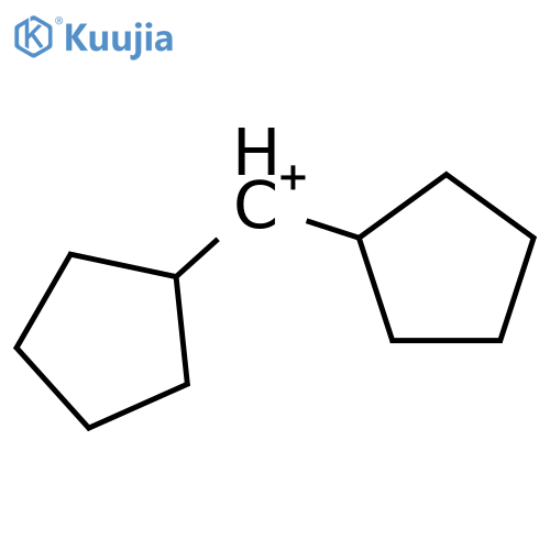 Methylium, dicyclopentyl- structure