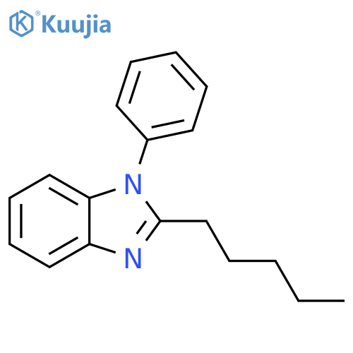 1H-Benzimidazole, 2-pentyl-1-phenyl- structure