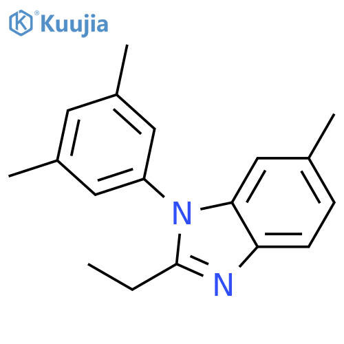 1H-Benzimidazole, 1-(3,5-dimethylphenyl)-2-ethyl-6-methyl- structure