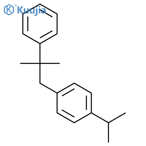 Benzene, 1-(1-methylethyl)-4-(2-methyl-2-phenylpropyl)- structure
