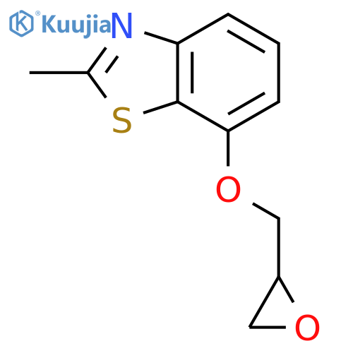 Benzothiazole,2-methyl-7-(2-oxiranylmethoxy)- structure