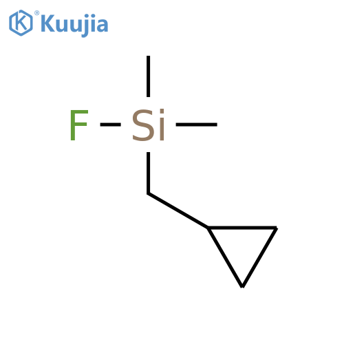 Silane, (cyclopropylmethyl)fluorodimethyl- structure