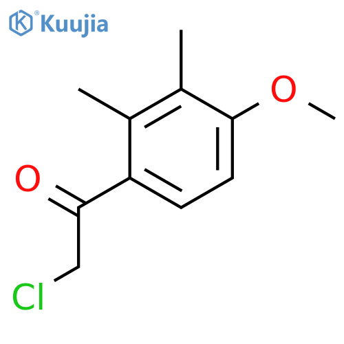 Ethanone, 2-chloro-1-(4-methoxy-2,3-dimethylphenyl)- structure