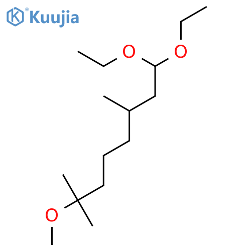 1,1-Diethoxy-7-methoxy-3,7-dimethyloctane structure