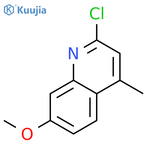 2-Chloro-7-methoxy-4-methylquinoline structure