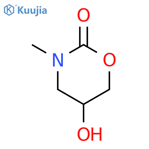 2H-1,3-Oxazin-2-one, tetrahydro-5-hydroxy-3-methyl- structure