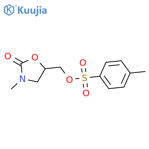 2-Oxazolidinone, 3-methyl-5-[[[(4-methylphenyl)sulfonyl]oxy]methyl]- structure