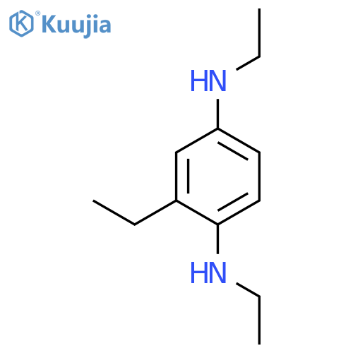 1,4-BENZENEDIAMINE, N,N',2-TRIETHYL- structure