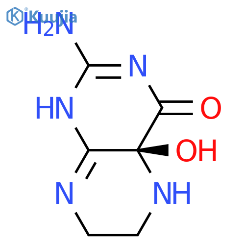4(1H)-Pteridinone,2-amino-4a,5,6,7-tetrahydro-4a-hydroxy-,(S)-(9CI) structure