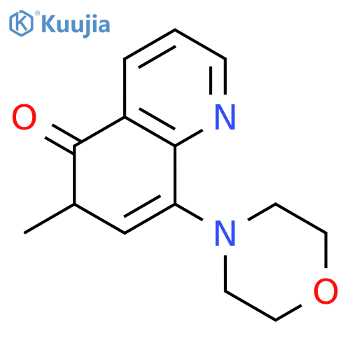 5(6H)-Quinolinone, 6-methyl-8-(4-morpholinyl)- structure