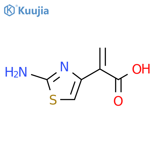 2-Amino-α-methylene-4-thiazoleacetic Acid structure