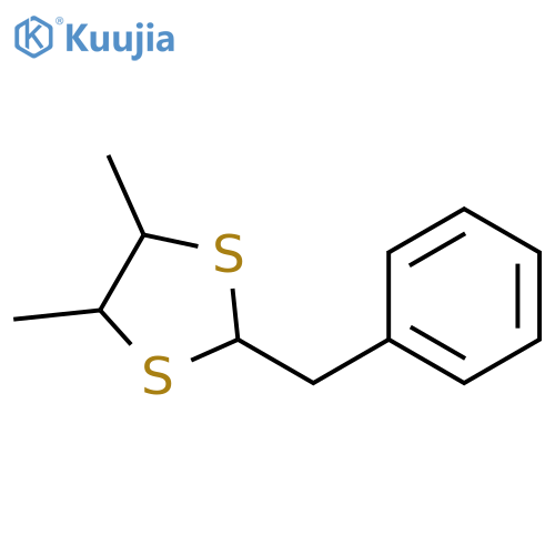 1,3-Dithiolane, 4,5-dimethyl-2-(phenylmethyl)- structure
