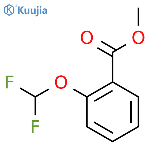 Methyl 2-(difluoromethoxy)benzoate structure