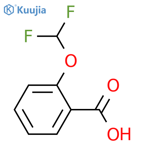 2-(Difluoromethoxy)benzoic acid structure